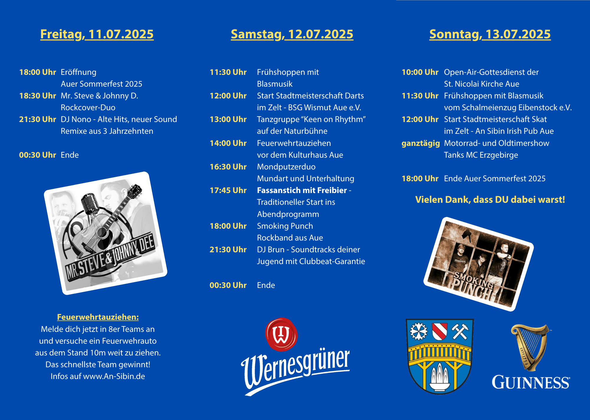 Veranstaltungsflyer Auer Sommerfest 2025 wird demnächst erstellt!